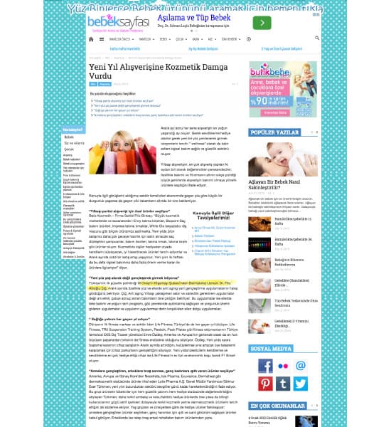 Dermal Klinik basın haberi